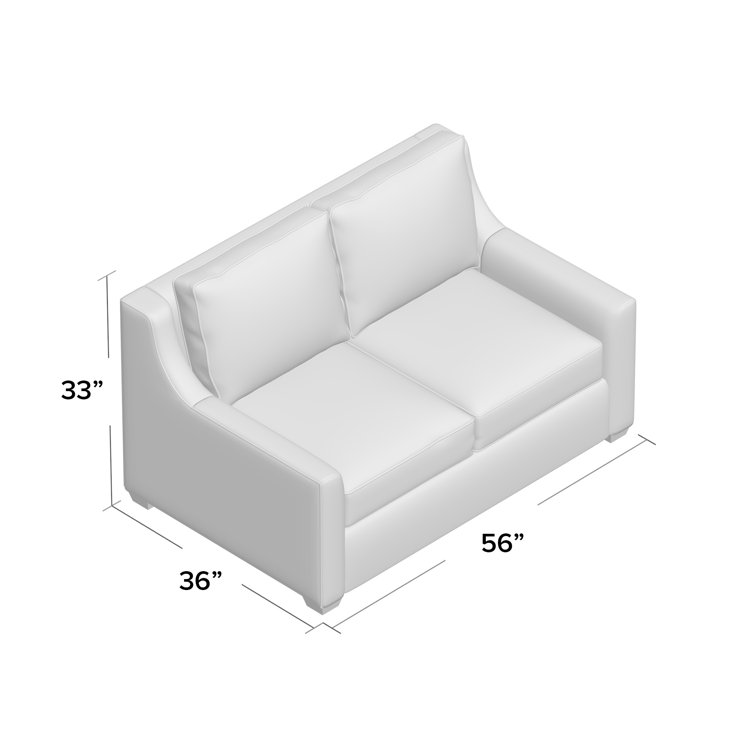 Godwin 56'' Upholstered Loveseat & Reviews Birch Lane